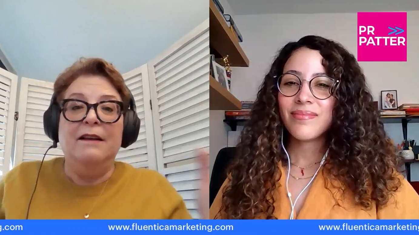 amy perez fluentica interview on b2b marketing with pr patter
