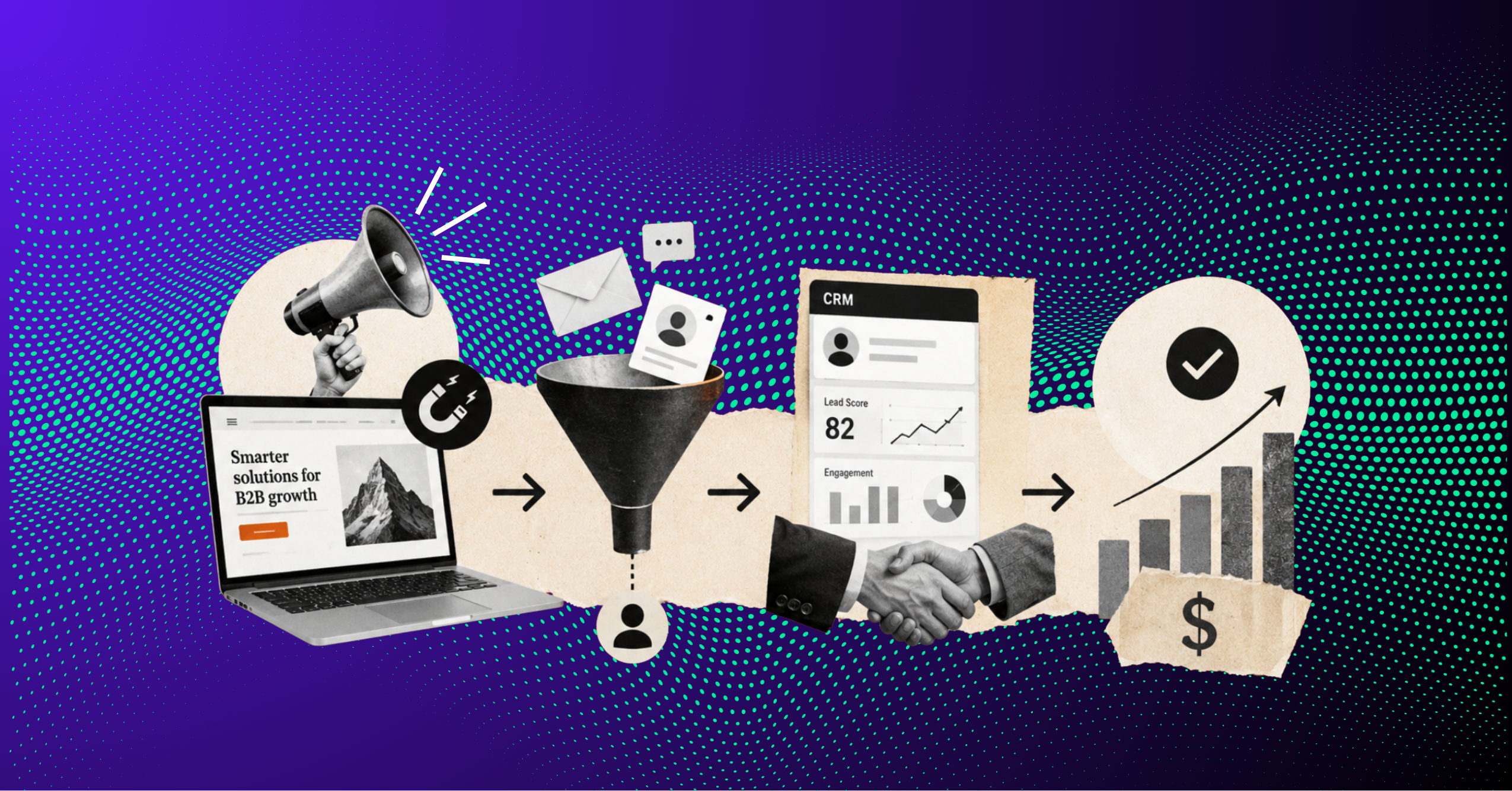 b2b pipeline strategy illustration