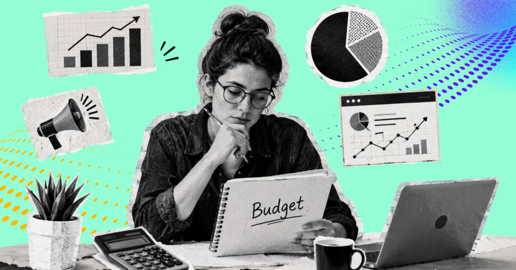 person thinking about budget for seo