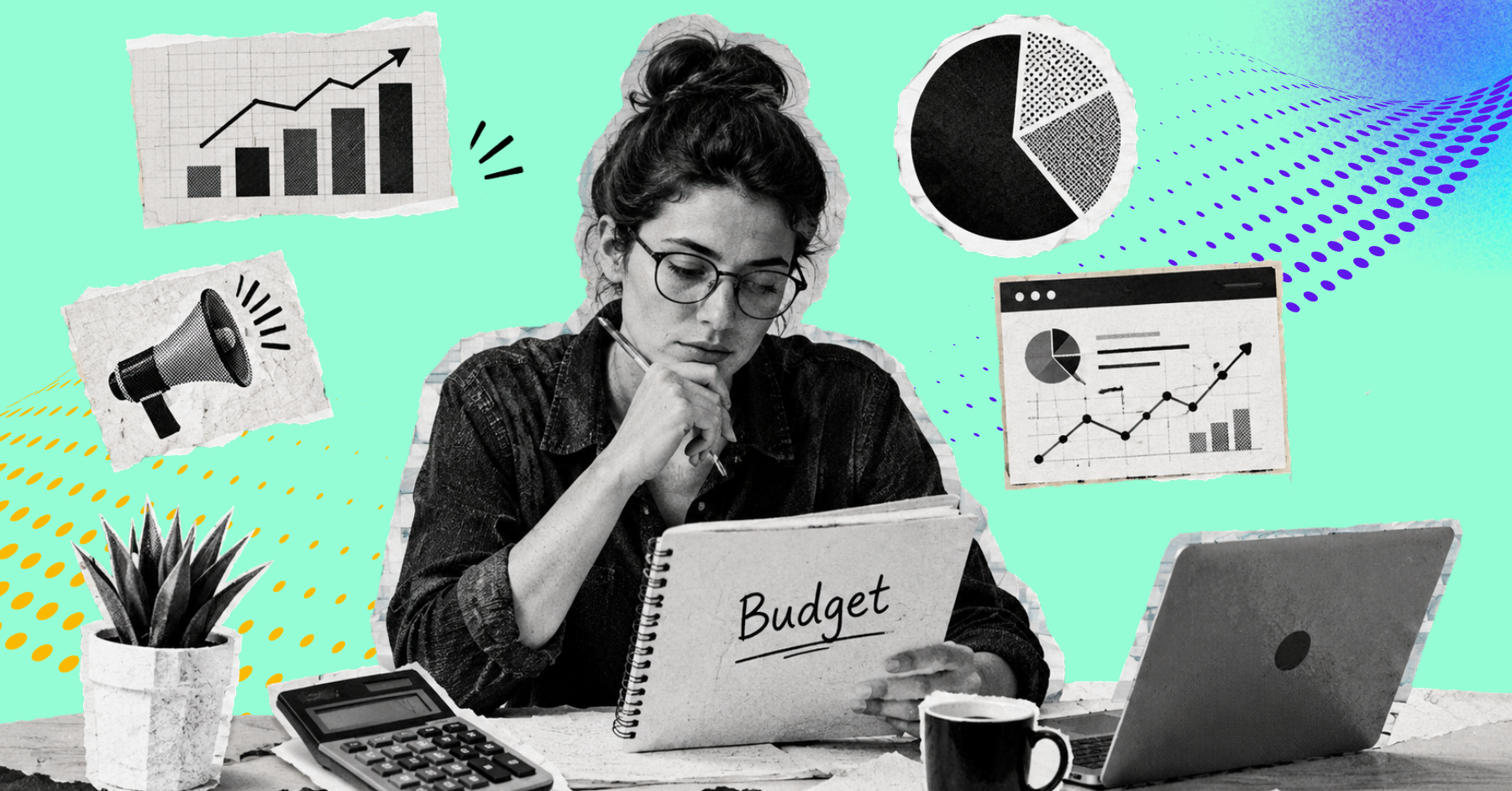 person thinking about budget for seo