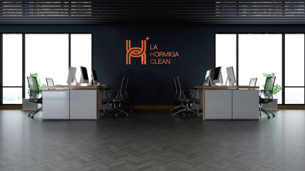 cleaning company new brand logo